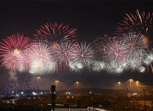 南江县焰火晚会